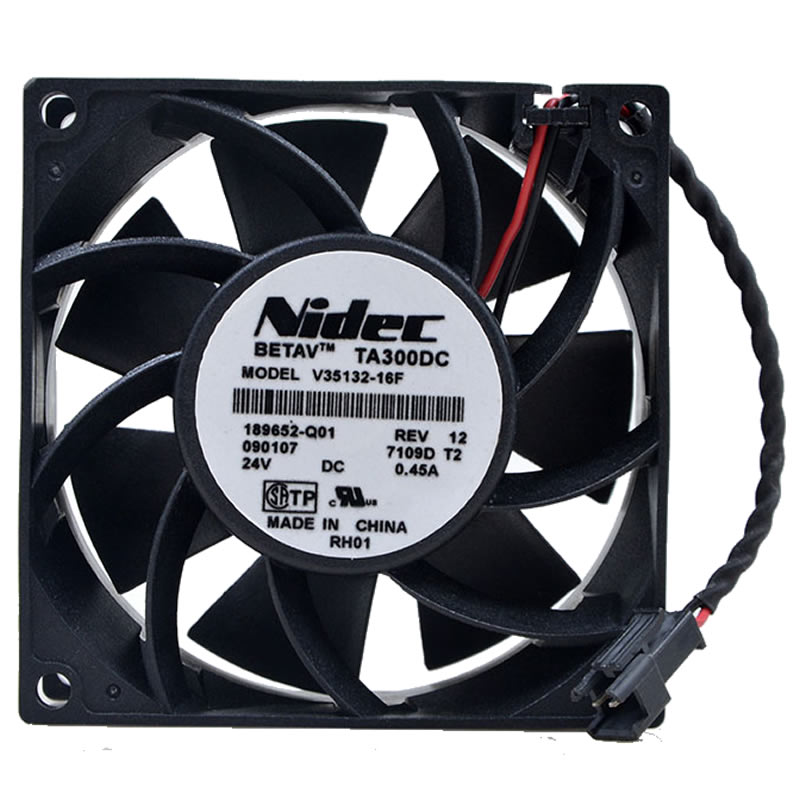 V35132-16F Nidec DC24V 0.45A 8CM Axial Inverter Fan