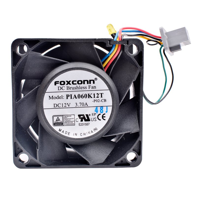 PIA060K12T FOXCONN DC12V 3.70A cooling fan