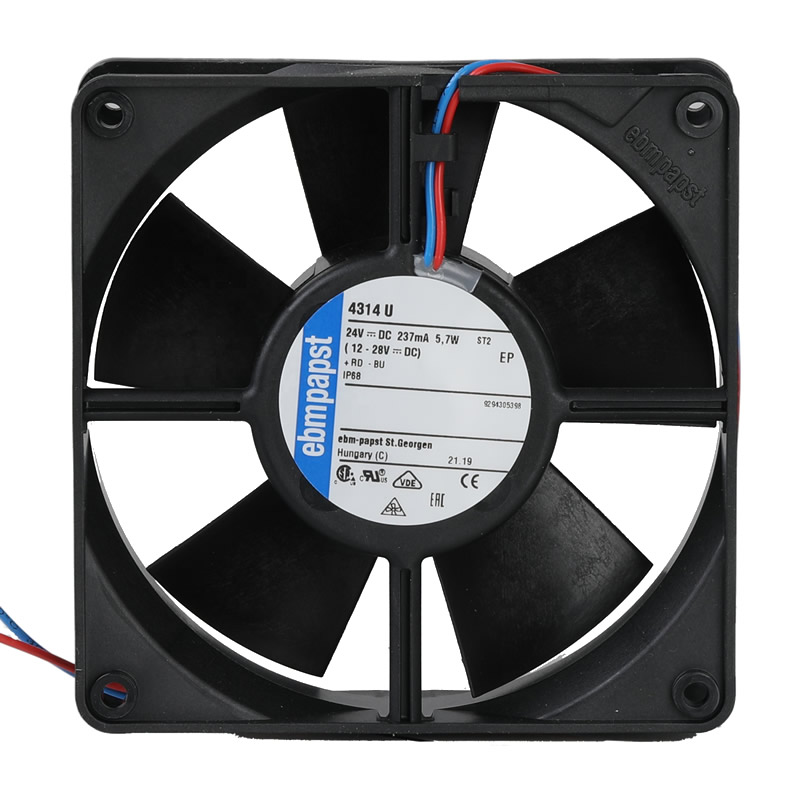 4314U ebmpapst DC24V 237mA 5.7W axial fan