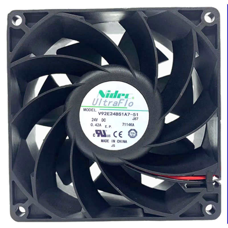 V92E24BS1A7-51 Nidec 24V DC 0.42A cooling fan