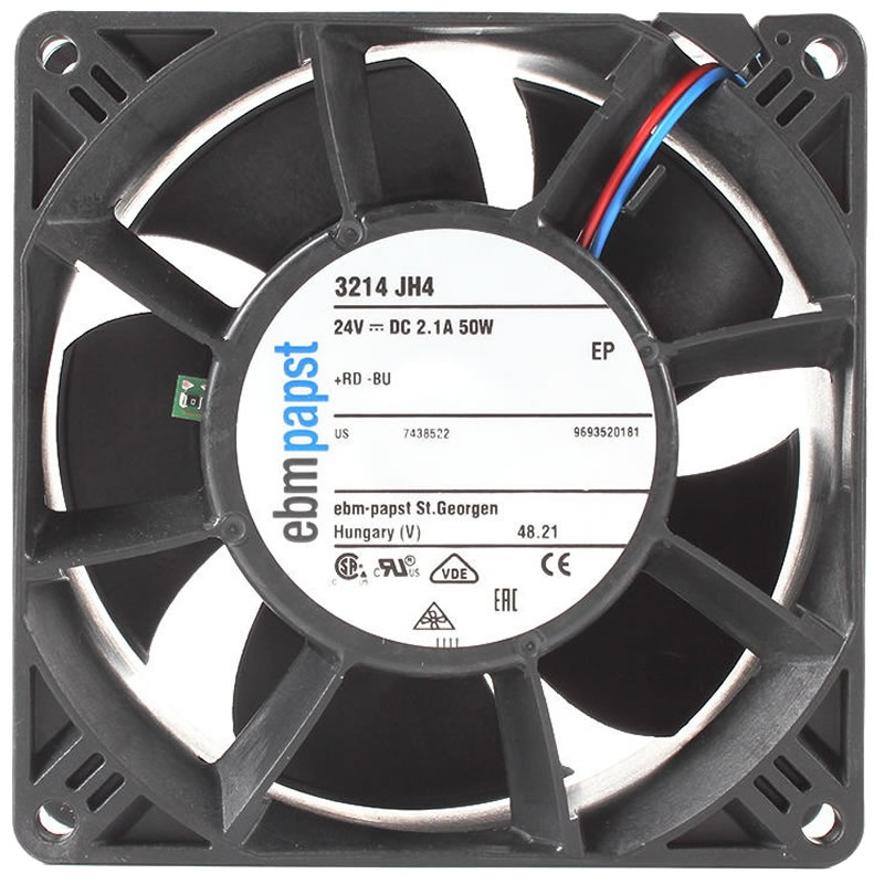 3214JH4 ebmpapst DC24V 2.1A 50W axial fan