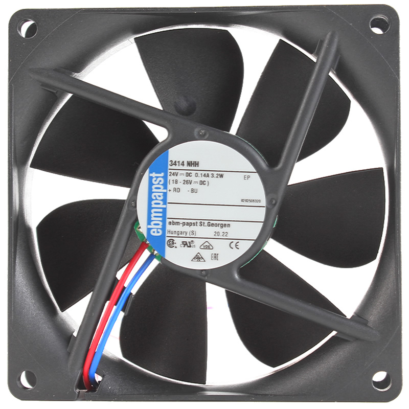 3414NHH ebmpapst  DC24V 0.14A 3.2W Inverter fan