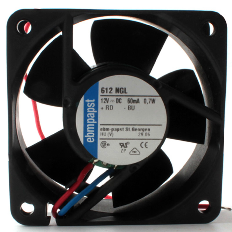 612NGL ebmpapst DC12V 0.7W cooling fan