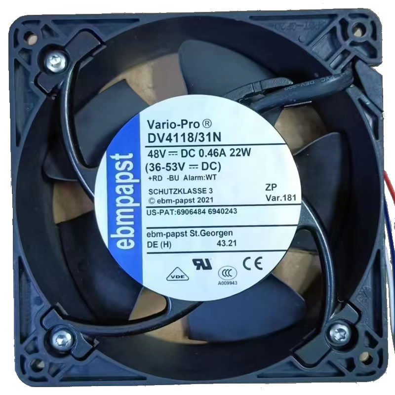 DV4118/31N ebmpapst DC48V 0.46A 22W cooling fan