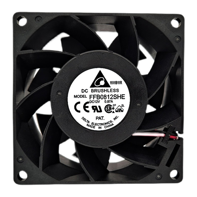 FFB0812SHE Delta DC12V 0.87A cooling fan