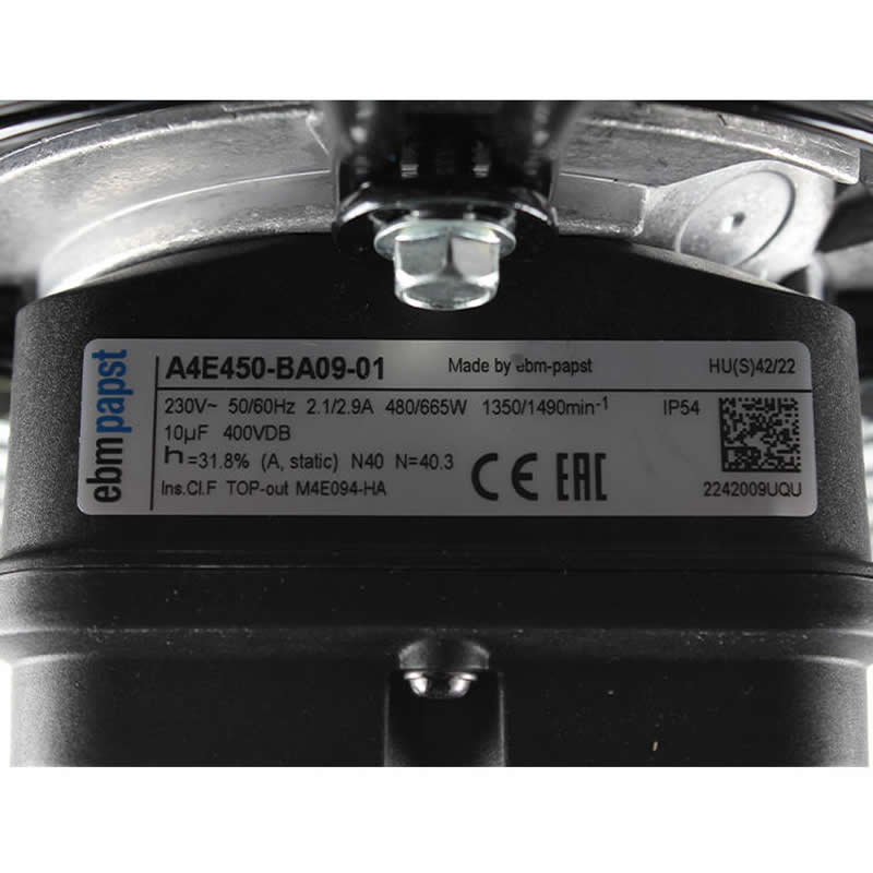 S4E450-CA09-01/F01 ebmpapst AC 230V fan