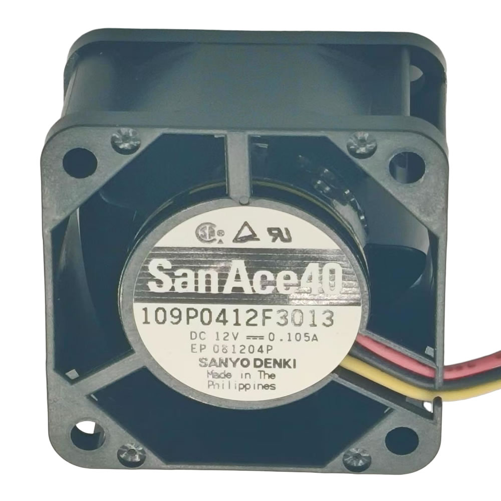 109P0412F3013 Sanyo DC12V 0.105A 3-wire axial fan