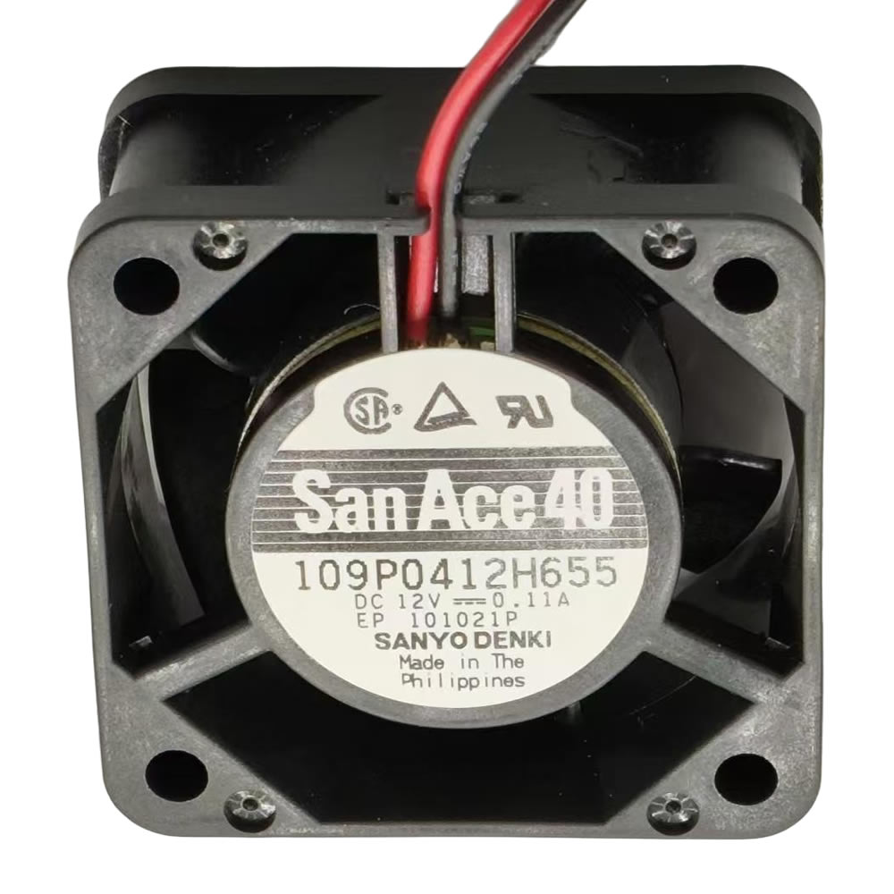 109P0412H655 Sanyo DC12V 0.11A axial fan