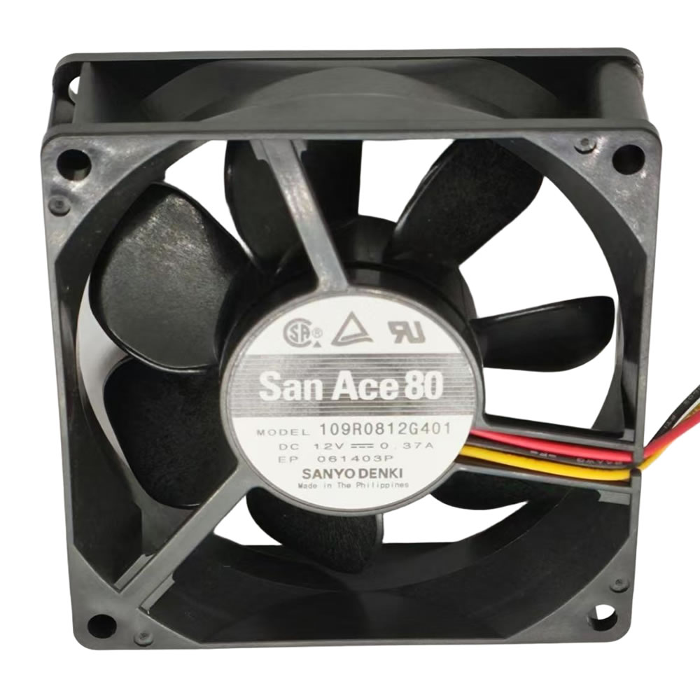 109R0812G401 Sanyo Denki DC12V 0.37A axial fan