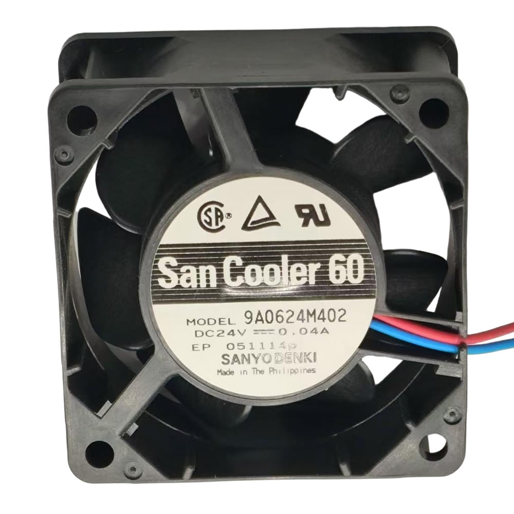 9A0612M402 Sanyo DC24V 0.04A 6cm 2-wire fan