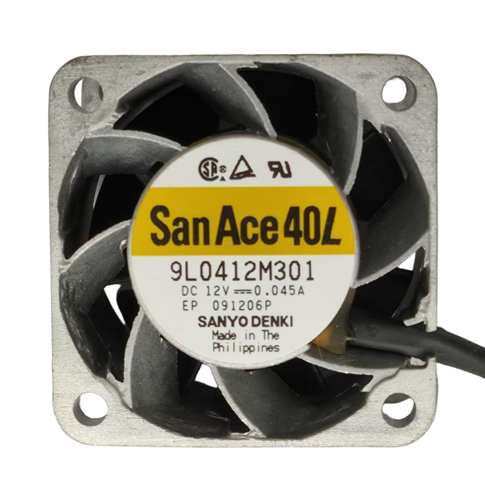 9L0412H301 Sanyo Denki DC12V 0.045A axial fan