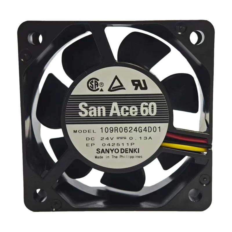 109R0624G4D01 Sanyo 24V 0.13A axial fan