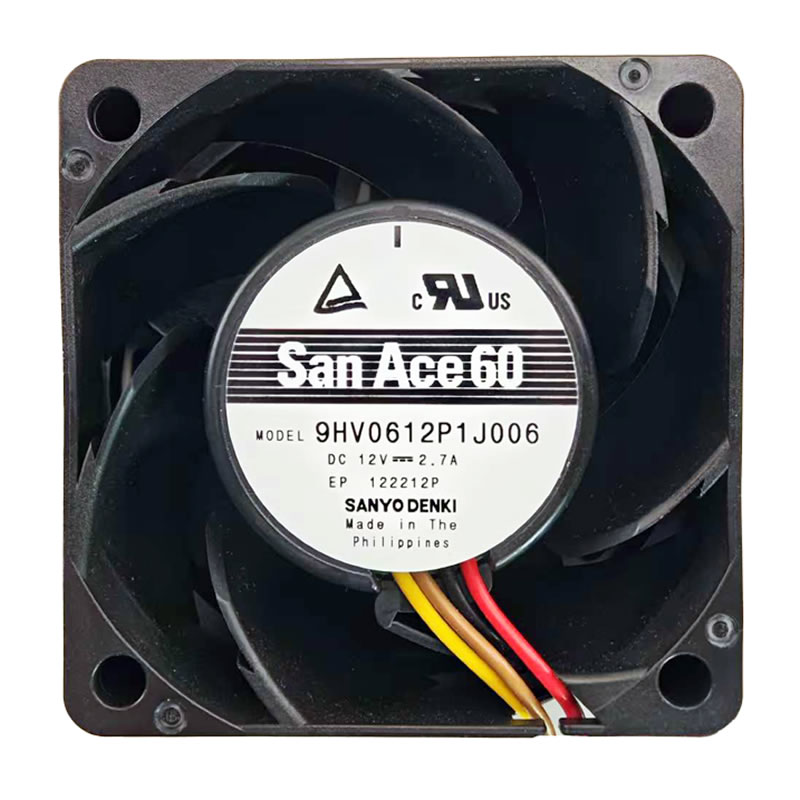 9HV0612P1J006 Sanyo Denki 12V 2.7A DC axial fan