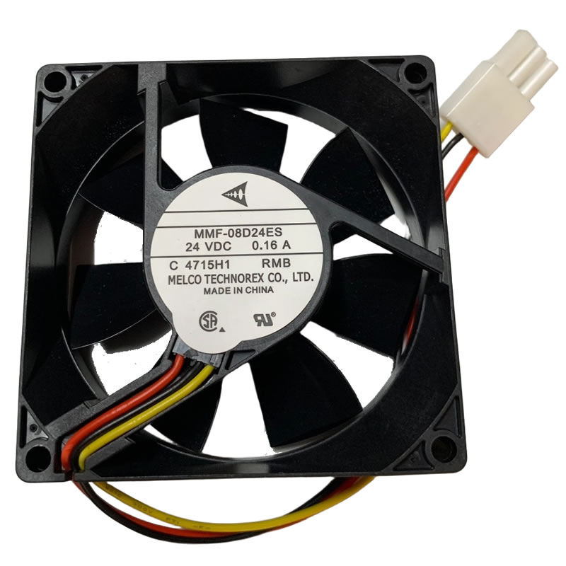 MMF-08D24ES-RMB Melco 24V 0.16A 3-wire Mitsubishi fan