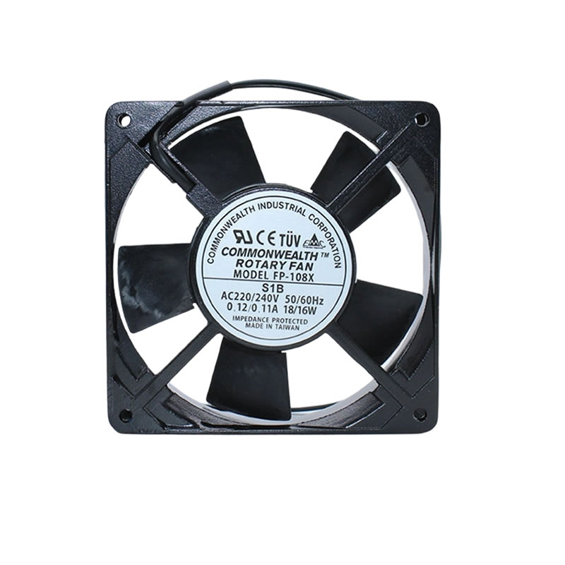 FP-108X-S1B Commonwealth 230V AC Axial Fan 120x120x25mm