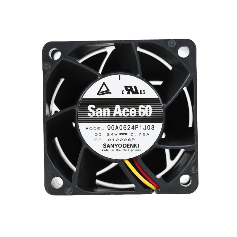 9GA0624P1J03 Sanyo Denki 24V 0.75A 60x60x38mm DC Axial Fan